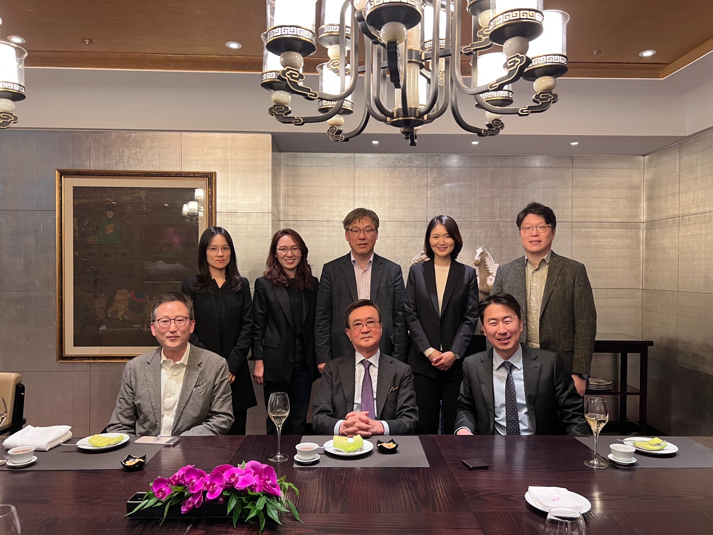 고병헌 금비, 삼화왕관 회장, 경영대 신임학장단 초청 오찬
