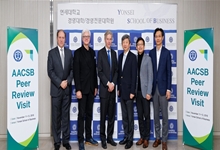 경영대학 AACSB 재인증 심사를 위한 실사단 방문