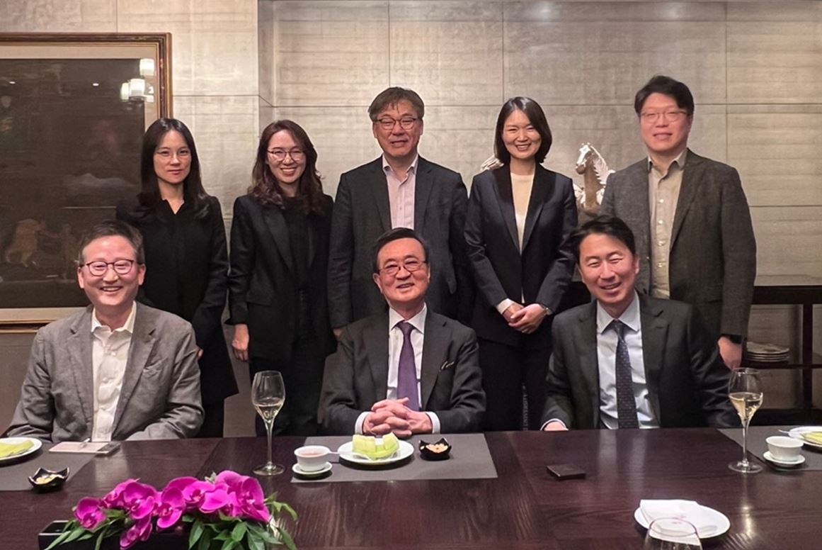고병헌 금비, 삼화왕관 회장 초청 오찬
