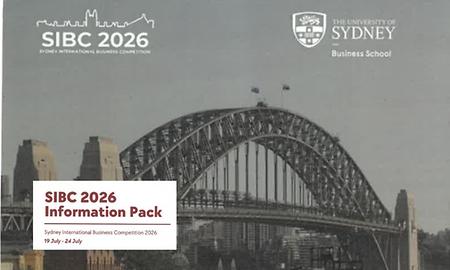 Sydney International Business Competition 2026 참가